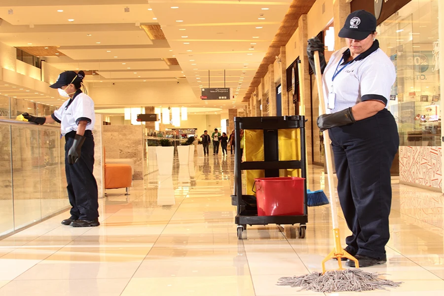 limpieza de centros comerciales